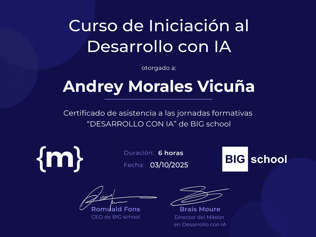 Miniatura de Certificación de Big School